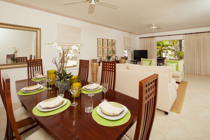Dining off living area
